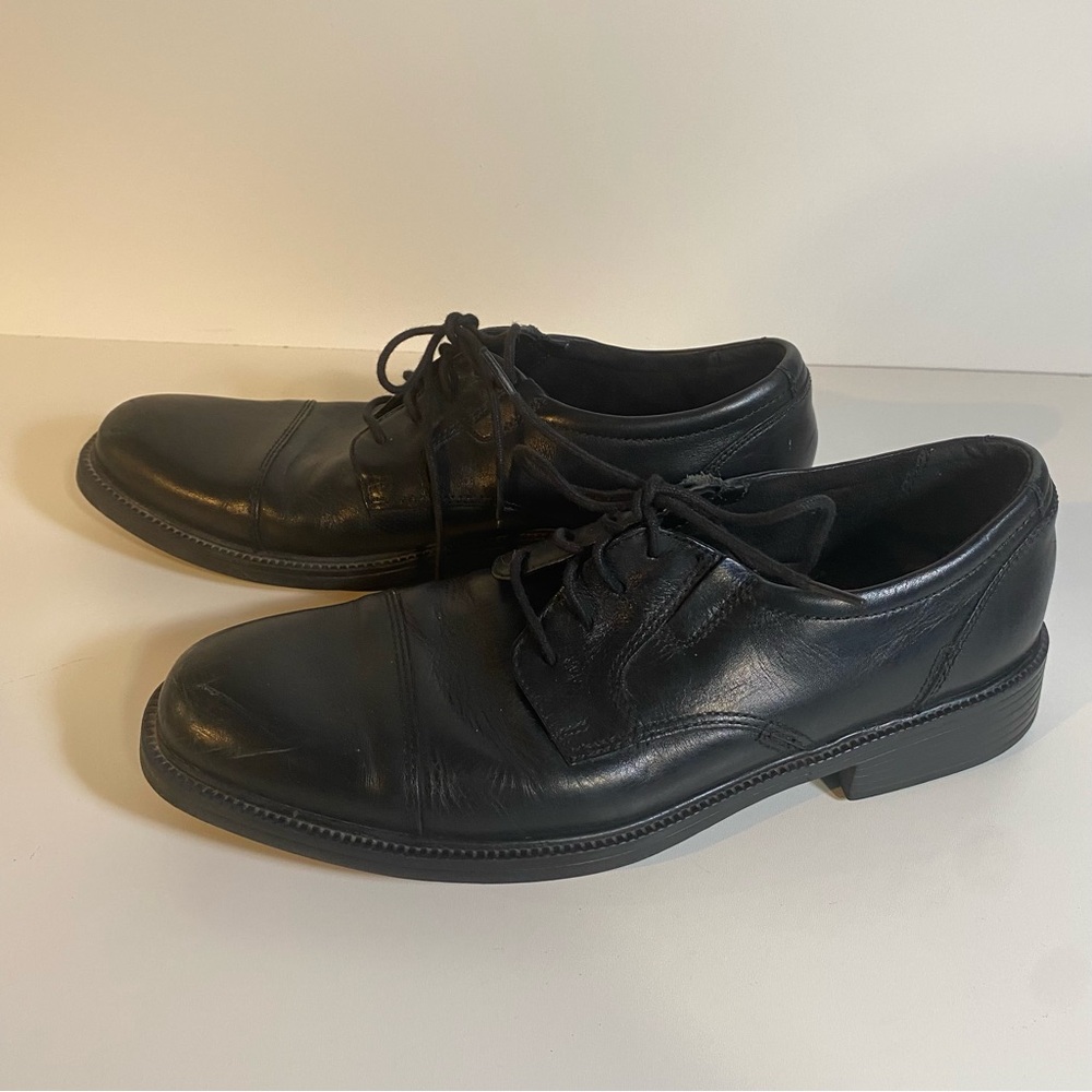 Bostonian Flexlite Black Leather Dress Oxfords Size 9.5